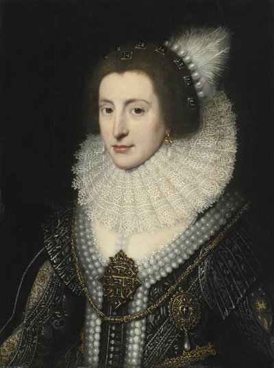 إليزابيث ستيوارت 1596-1662 ، ملكة بوهيميا ، حوالي 1642 بواسطة ميشيل جانز فان ميرفلت