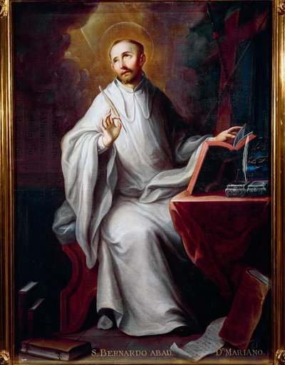 Representation de saint Bernard de Clairvaux (1090-1153) بواسطة ميغيل كابريرا
