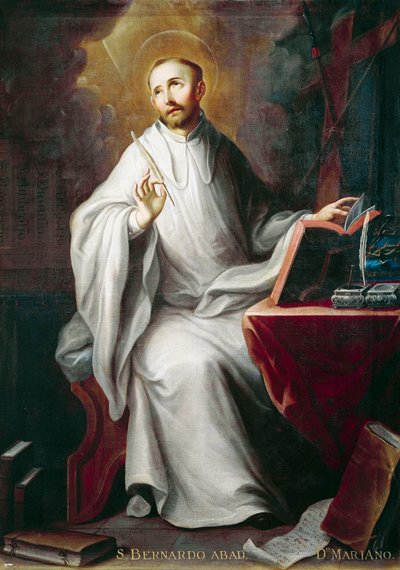 St Bernard, by Miguel Cabrera (1695-1768) بواسطة ميغيل كابريرا