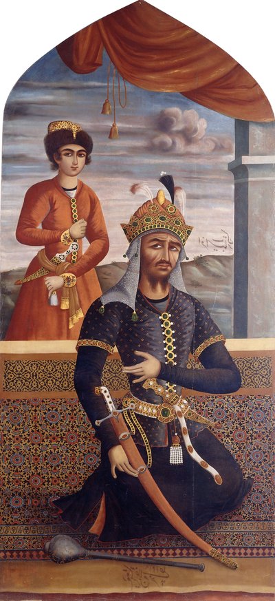 صورة لأفراسياب ، ملك توران ، 1803-4 بواسطة MihrAli
