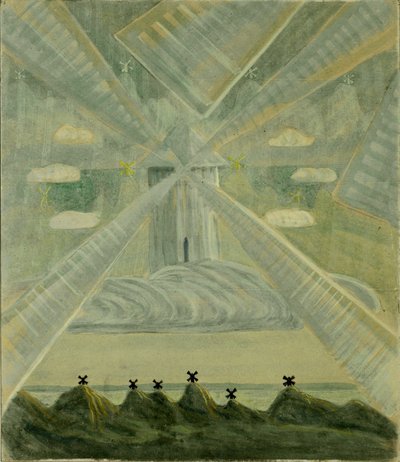 أندانتي سوناتا الثاني ، 1907. بواسطة Mikalojus Konstantinas Čiurlionis