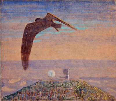 الحكاية الخيالية الثانية بواسطة Ciurlionis ، Mikalojus Konstantinas (1875-1911). تمبرا على ورق ، الحجم: 62.2x71.9 بواسطة Mikalojus Konstantinas Čiurlionis