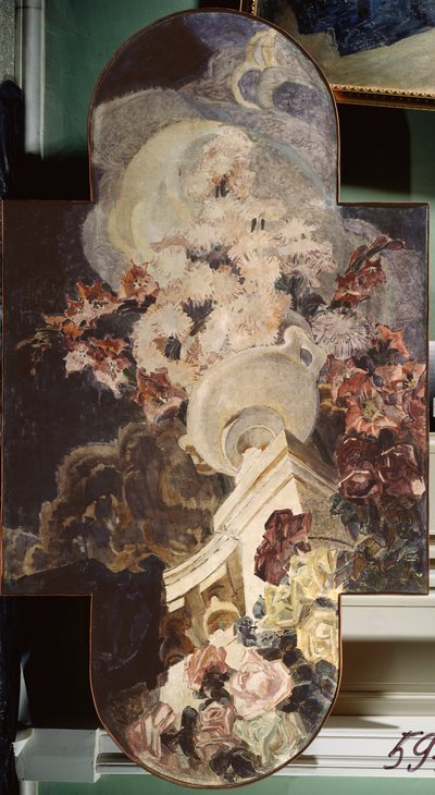 الأقحوان (الأقحوان) - رسم ميخائيل الكسندروفيتش فروبل (فروبيل) (1856-1910) ، زيت على قماش بواسطة ميخائيل الكساندروفيتش فروبل