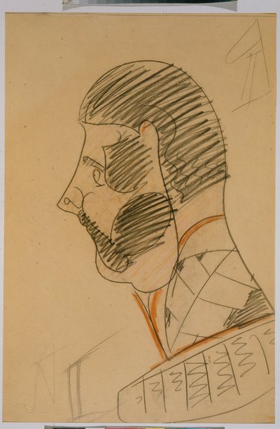 إمبراطور روسيا ألكسندر الثاني (1818-1881) - رسم ميخائيل ألكساندروفيتش فروبل (فروبيل) (1856-1910) ، قلم رصاص ومتفائل على الورق ، 47.8 × 33.5 سم - الإمبراطور ألكسندر الثاني ، قلم رصاص ، متفائل على الورق بقلم ميخائيل ألكساندروفيتش فروبل - الدولة الروسية موسى بواسطة ميخائيل الكساندروفيتش فروبل