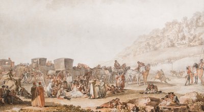 وفاة الأمير غريغوري بوتيومكين في سهوب بيساربيان 1791. بواسطة ميخائيل ماتفيفيتش إيفانوف