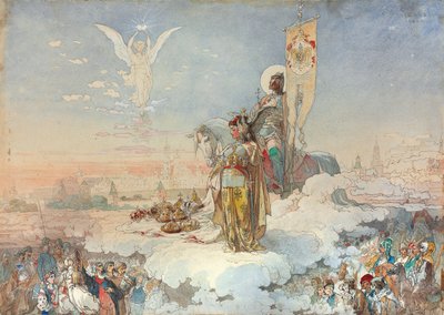 تتويج ألكسندر الثالث ، 1883 بواسطة ميخائيل ميكيشين