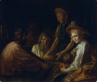 وجبة الفلاحين ، 1774 بواسطة ميخائيل شيبانوف