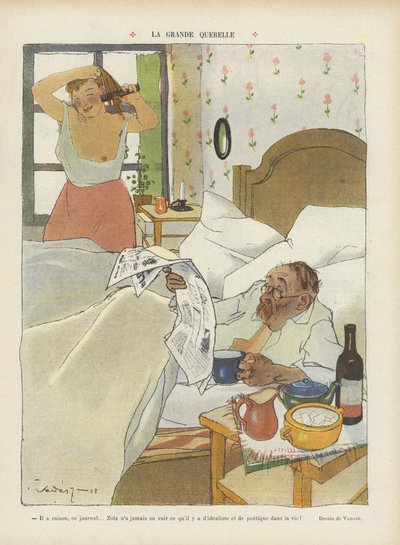 رسم توضيحي لـ Le Rire بواسطة Miklós Vadász