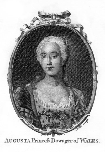 أوغستا ، أميرة ويلز ، 1719-1772. بواسطة ميللر