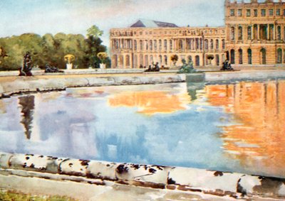 الجناح الشمالي للقصر ، من Parterre D&39;Eau ، فرساي بواسطة ميما نيكسون