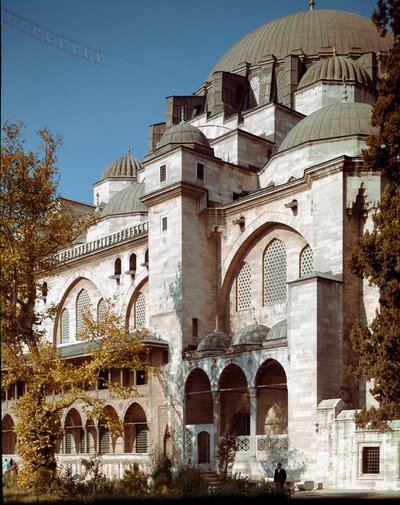منظر لمسجد السليمانية (1550-1557) بواسطة معمار سنان