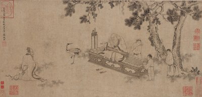 Laozi توصيل Daodejing (حبر على ورق) بواسطة مدرسة اسرة مينج الصينية