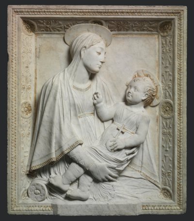 مادونا والطفل ، بحلول عام 1461. بواسطة Mino da Fiesole
