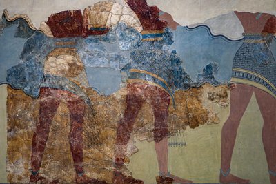 جزء من موكب الجص. 1600 - 1450 ق بواسطة مينوان