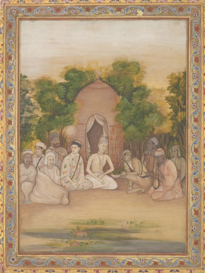 تجمع رجال دين من مختلف الأديان ، كاليفورنيا. 1770-1775. بواسطة أنا كالان خان