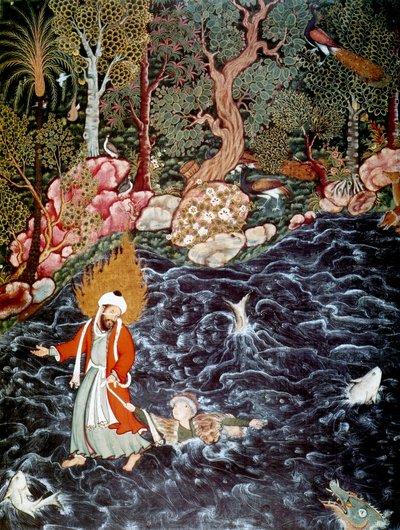 إيليا النبي ينقذ الأمير نور الضهر 1562-1577. بواسطة أنا سيد علي