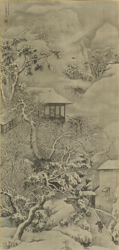 منظر طبيعي للثلج بواسطة Mochizuki Gyokusen