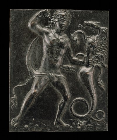 هرقل و Lernaean Hydra ، أواخر القرن الخامس عشر - أوائل القرن السادس عشر. بواسطة مودرنو