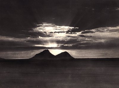 "بناء إمبراطورية" في العصر الفاشي: جبل أبو جميل ، 09/05/1936 (b / w photo) بواسطة موديستينو بالدينيتي