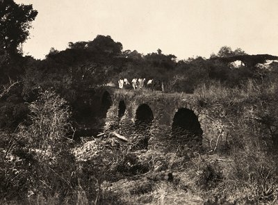 "بناء إمبراطورية" في العصر الفاشي: جسر برتغالي ، 09/05/1936 (b / w photo) بواسطة موديستينو بالدينيتي