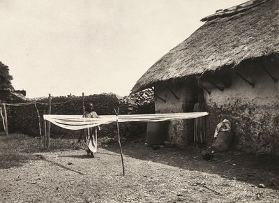 "بناء إمبراطورية" في العصر الفاشي: الاستعدادات للنسيج ، 09/05/1936 (b / w photo) بواسطة موديستينو بالدينيتي