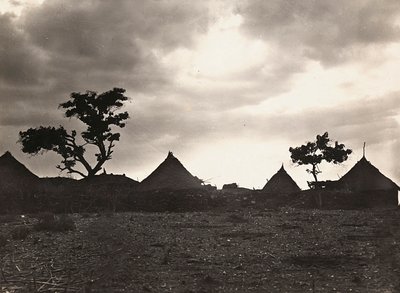 "بناء إمبراطورية" في العصر الفاشي: غروب الشمس في مي زغينة ، 09/05/1936 (b / w photo) بواسطة موديستينو بالدينيتي