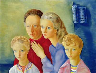 عائلة روبنشتاين بواسطة مويس كيسلينج