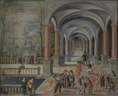 تجمع وشخصيات احتفالية من Commedia dell