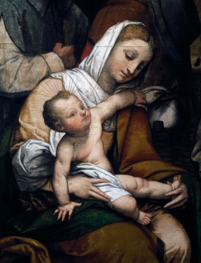 Nativity or Adoration of Shepherds بواسطة موريتو دا بريشيا