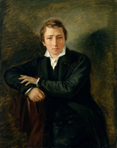 صورة لهينريش هاينه (1797-1856) 1831 (زيت على ورق على قماش) بواسطة موريتز دانيال أوبنهايم