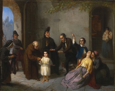 اختطاف إدغاردو مورتارا ، 1862 بواسطة موريتز دانيال أوبنهايم