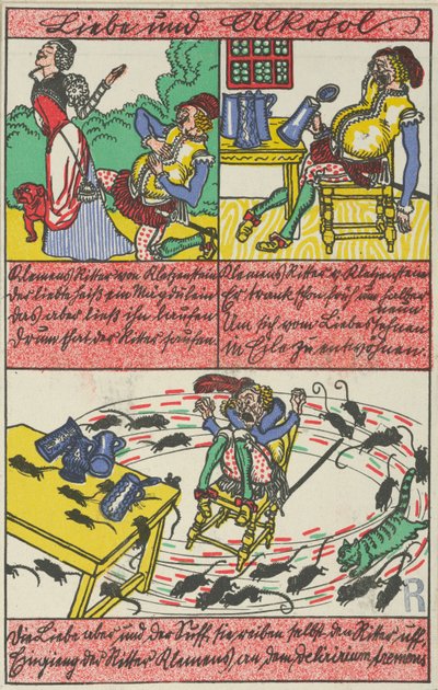 الحب والكحول الحب والكحول ، 1911. بواسطة موريتز جونغ