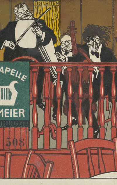 صالون أوركسترا ماير ، 1911. بواسطة موريتز جونغ