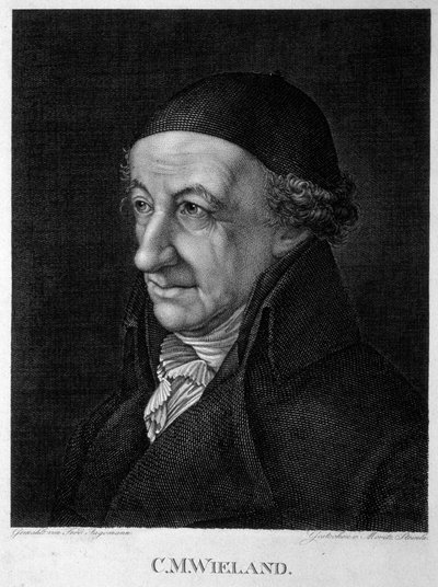 صورة للشاعر والكاتب كريستوف مارتن ويلاند 1733-1813 ، القرن التاسع عشر. بواسطة موريتز شتاينلا
