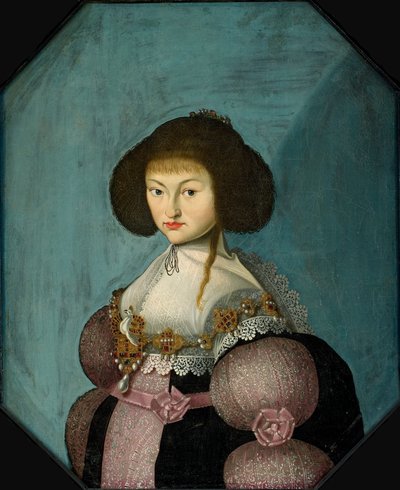 الأميرة ماجدالين سيبيل من ساكسونيا 1617-1668 ، دوقة ... ، بين 1635 و 1660. بواسطة مورتن ستينوينكل