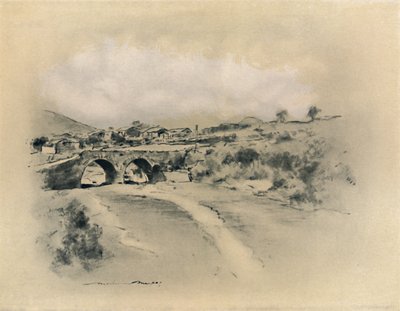 قرية مكسيكية ، 1903 بواسطة مورتيمر لودينجتون مينبيس