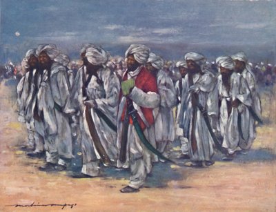 "رؤساء البلوش في يوم دوربار ، 1903 بواسطة مورتيمر لودينجتون مينبيس