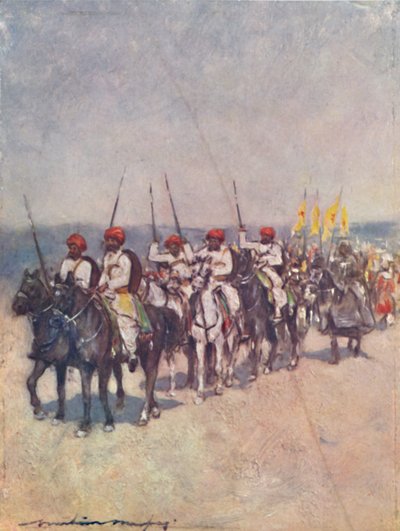 "حملة الرمح من Cutch" ، 1903 بواسطة مورتيمر لودينجتون مينبيس