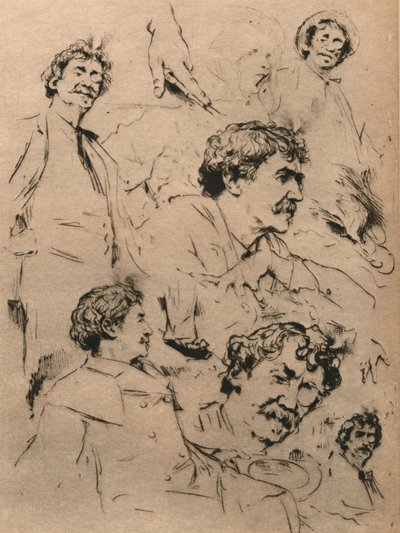 دراسات جيمس ماكنيل ويسلر ، c1886. 1903 بواسطة مورتيمر لودينجتون مينبس