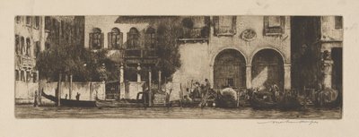 Palazzi على القناة بواسطة Mortimer Menpes