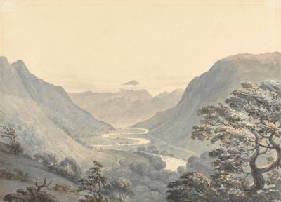 الوادي الجميل ونهر Mowddach ، Merionethshire بواسطة موسى جريفيث