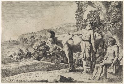 عطارد في محادثة مع أرجوس بواسطة Moyses van Wtenbrouck