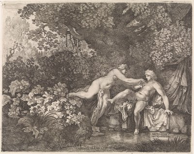 Salmacis و Hermaphroditus بواسطة Moyses van Wtenbrouck