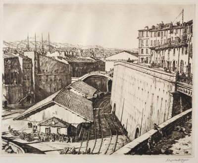 سقيفة القطار، مرسيليا بواسطة عظمة مويرهيد