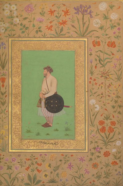 صورة لخان دوران بهادور نصرت جانغ ، فوليو من ألبوم شاه جهان ، ظهر: ca. 1640. بواسطة مراد