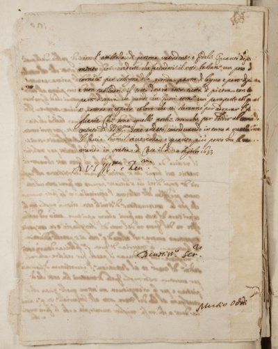 مجموعة رسومات كتبها Mutio Oddi من Urbino and others، p120، c.1635-40 (قلم وحبر على ورق في مجلد مقيد) بواسطة Muzio Oddi