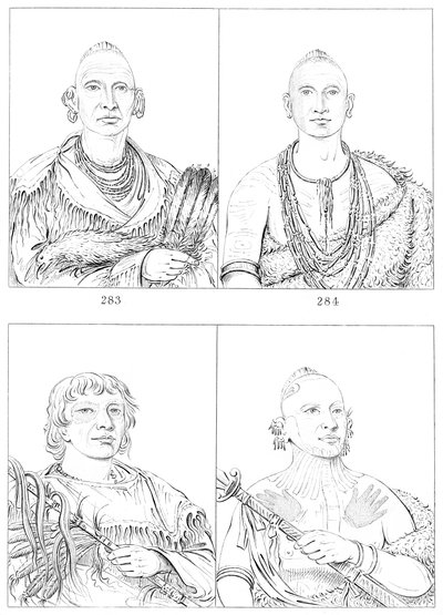 الكيس والهنود الثعلب ، 1841. بواسطة مايرز وشركاه