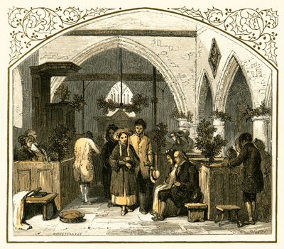 التزيين الكنيسة في عيد الميلاد بواسطة مايلز بيركت فوستر