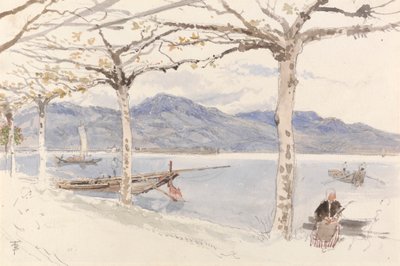بحيرة ماجوري ، إيطاليا بواسطة Myles Birket Foster