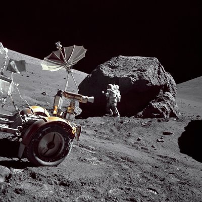 أبولو 17 - ناسا ، 1972. بواسطة صور وكالة ناسا